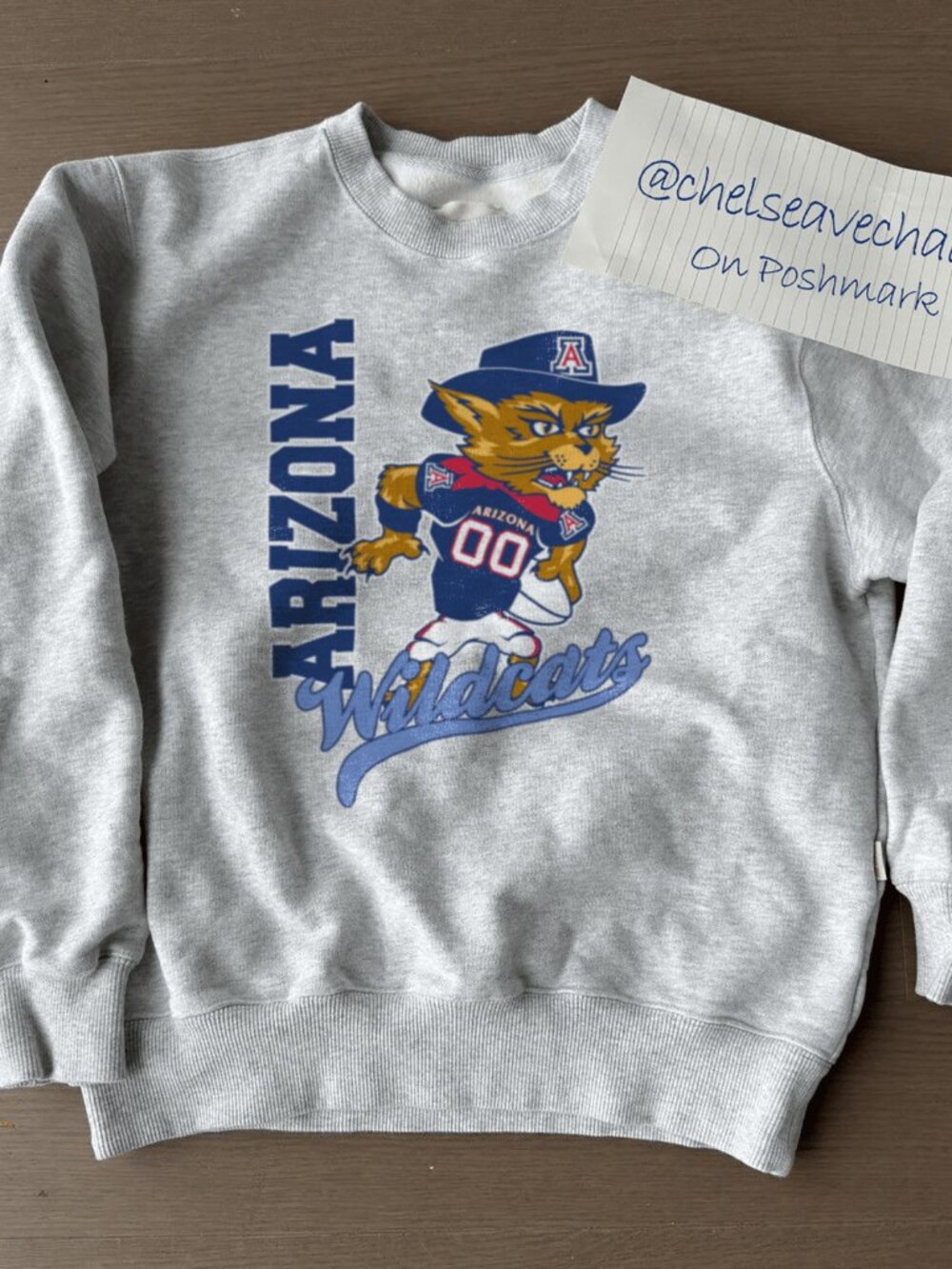 Vintage 90s University of Arizona Wildcats Sweatshirt, NCAA Basketball Shirt Tee